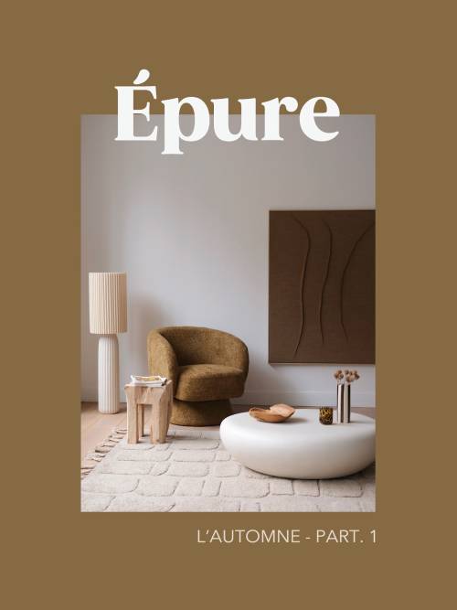 Notre nouvelle sélection Épure est en ligne sur Selection M 💛 On a hâte de connaître vos pièces préférées (moi j’ai un gros coup de cœur pour ce grand tableau, un très bel objet déco !)