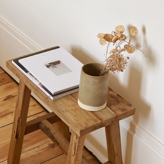 Banc en teck recyclé - 40/50/60cm – Image 2