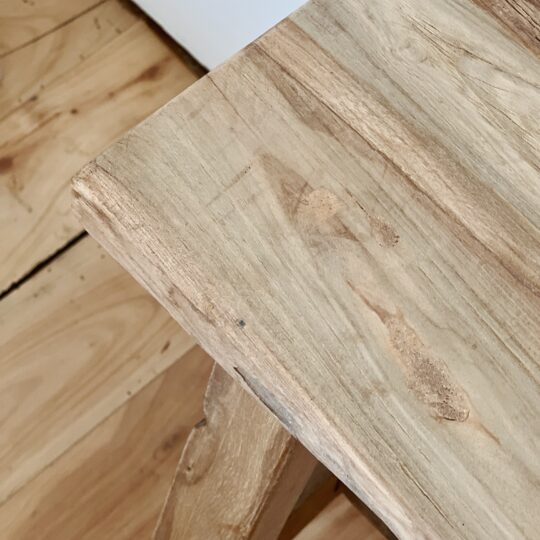 Banc en teck recyclé - 40/50/60cm – Image 4