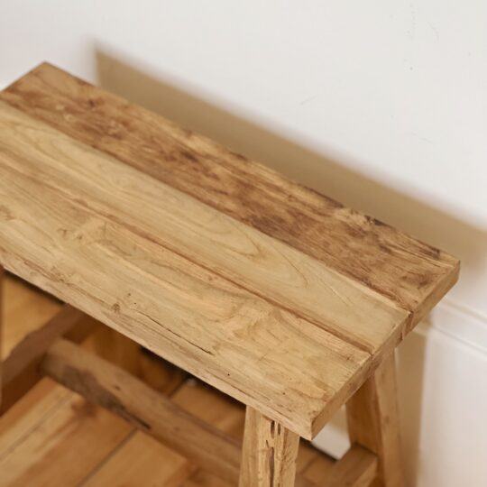 Banc en teck recyclé - 40/50/60cm – Image 3