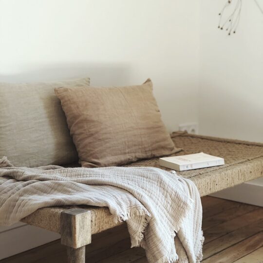 Couvre lit coton