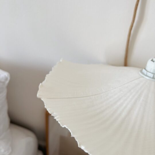 Suspension Luminaire "Fleur" en papier mâché small – Image 4