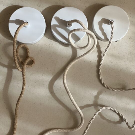 Plafonnier blanc naturel