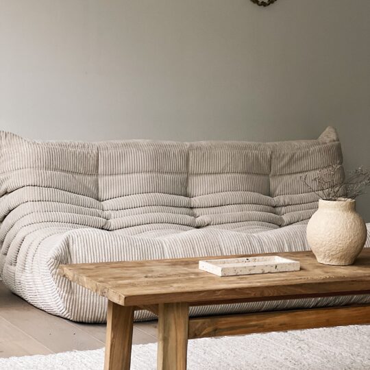 Table basse en teck recyclé – Image 8