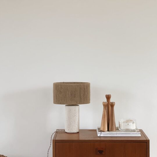 Lampe béton fait main