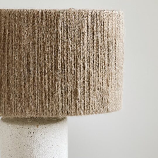 Lampe béton fait main