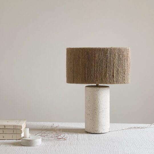 Lampe béton fait main