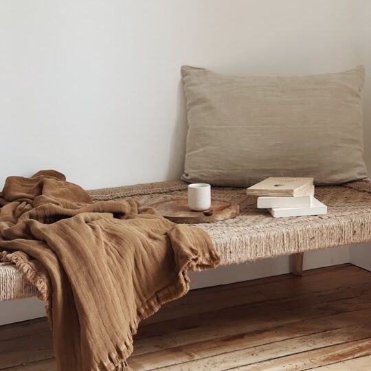 Plaid en coton naturel – Image 5