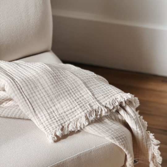 Plaid en gaze de coton – Image 2