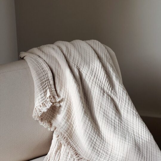 Plaid en gaze de coton – Image 3