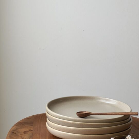 Assiette en grès "sable" – Image 4