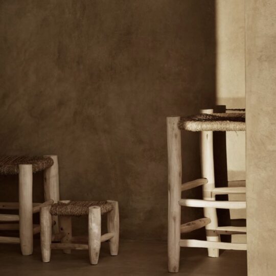 Tabourets Marocain en Bois "Doum"