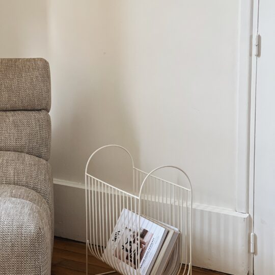 Porte-magazines beige – Image 2