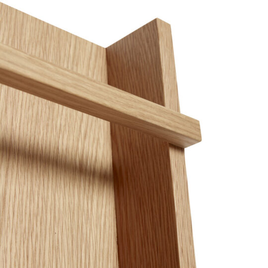 Porte magazines mural en bois – Image 2