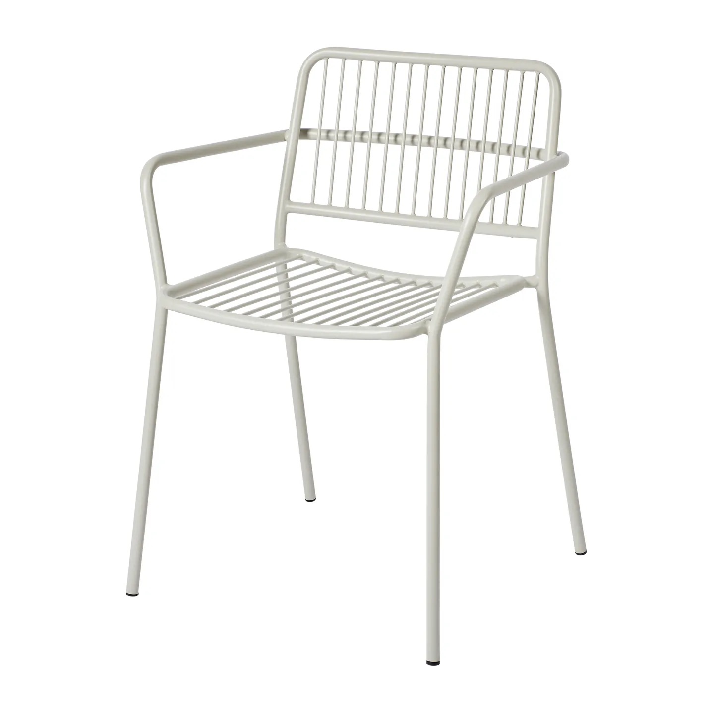 Chaise de jardin en métal beige