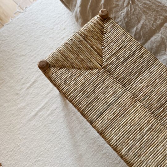 Banc en teck et rotin – Image 4