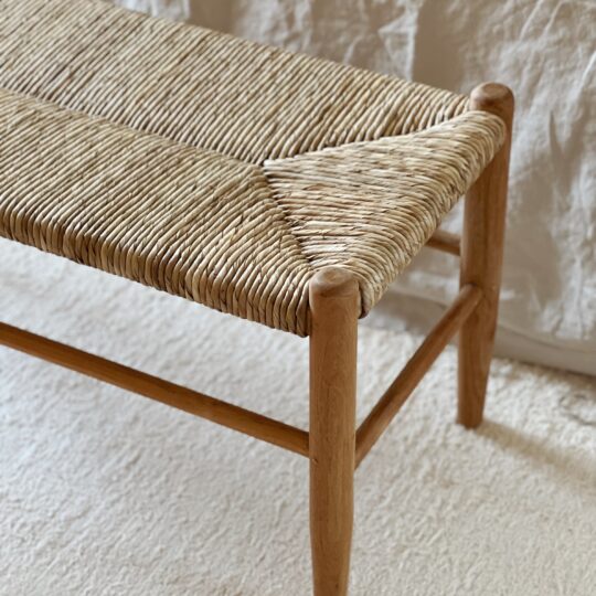 Banc en teck et rotin – Image 5