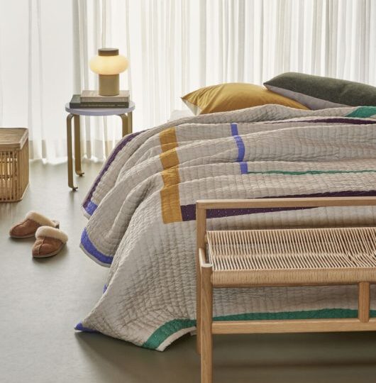Banc scandinave en chêne clair – Image 4