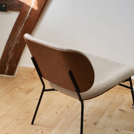 fauteuil beige design