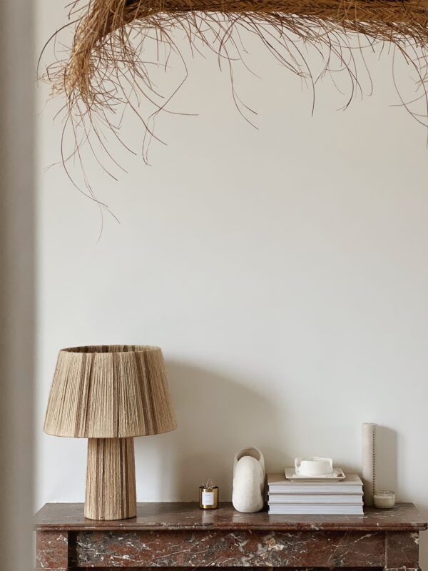 Lampe à poser Paula en jute M