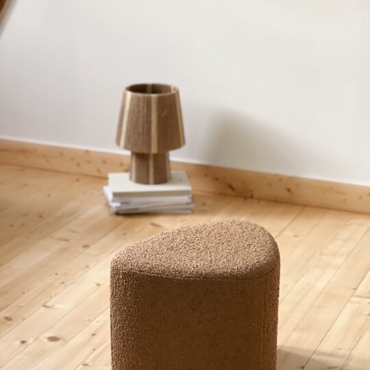 pouf bouclette