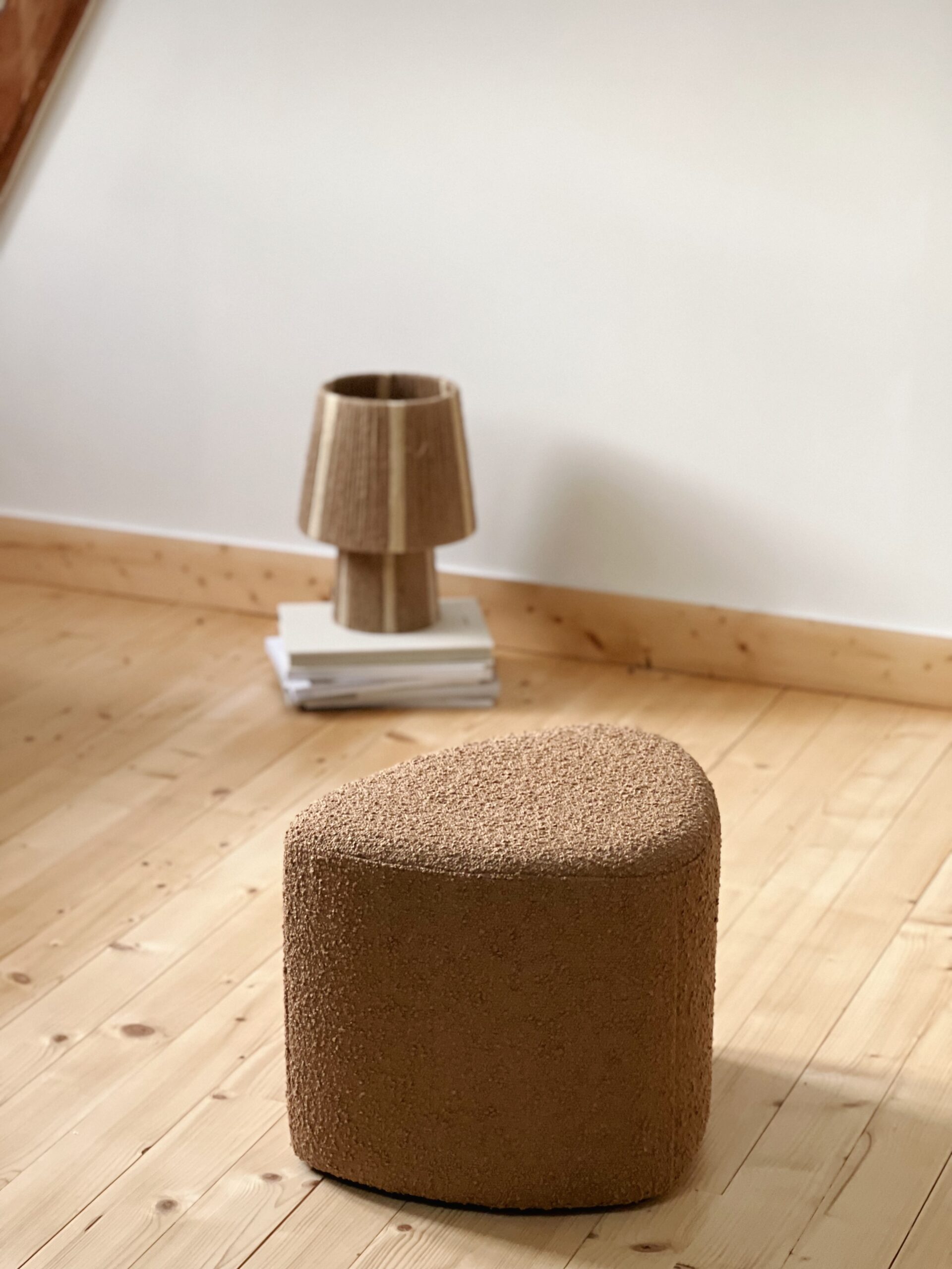 pouf bouclette