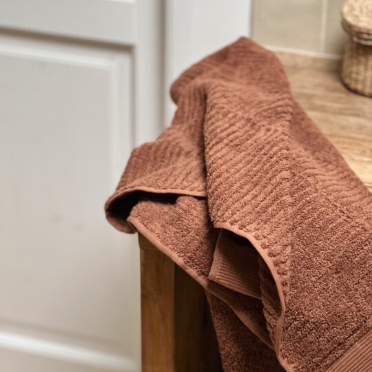 Serviette de toilette terracotta – Image 2