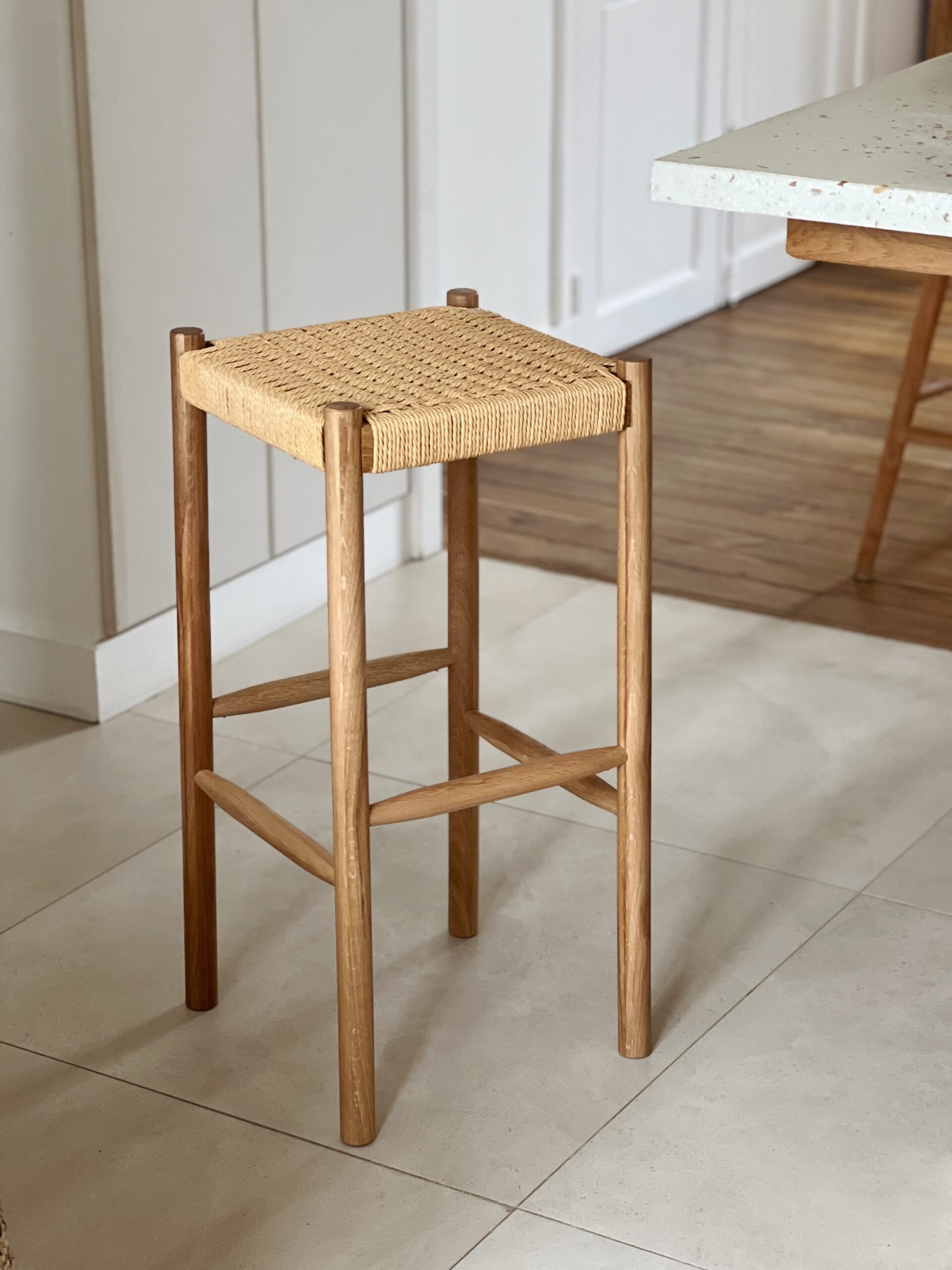 tabouret de bar chêne