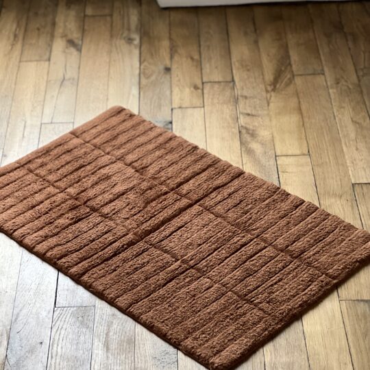 Tapis de bain terracotta – Image 1