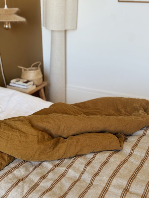 Housse de couette lin coton