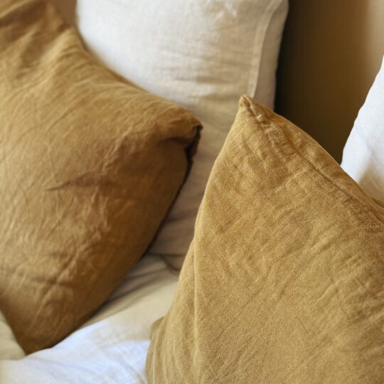 Taies d'oreiller en lin lavé / coton - 5 couleurs – Image 7