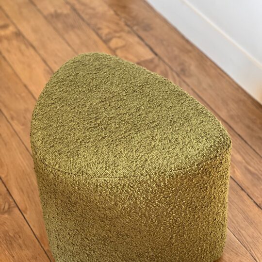 Tabouret pouf bouclette