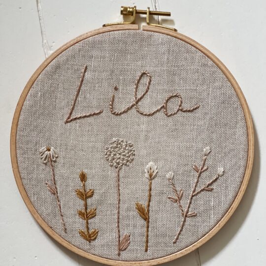 Broderie prénom