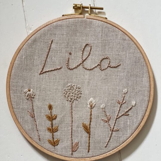 Broderie prénom