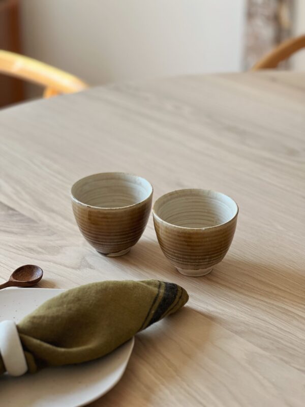 Duo de tasses en grès