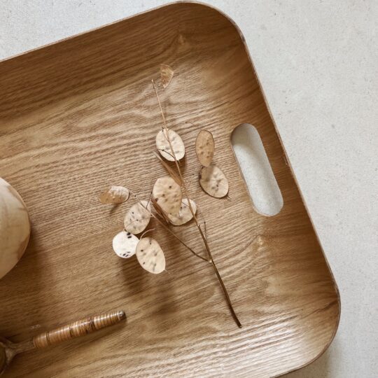 Plateau rectangulaire en bois