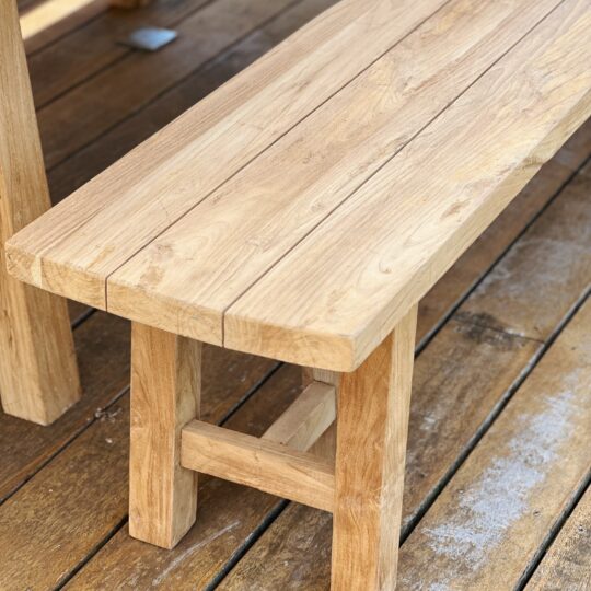 Banc d'exterieur en teck – Image 6