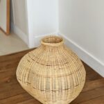 Vase en rotin