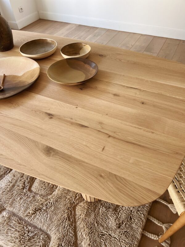 table chêne clair