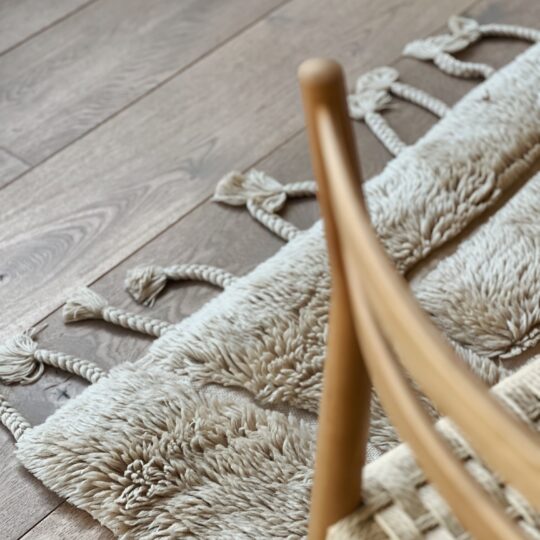 Tapis laine beige