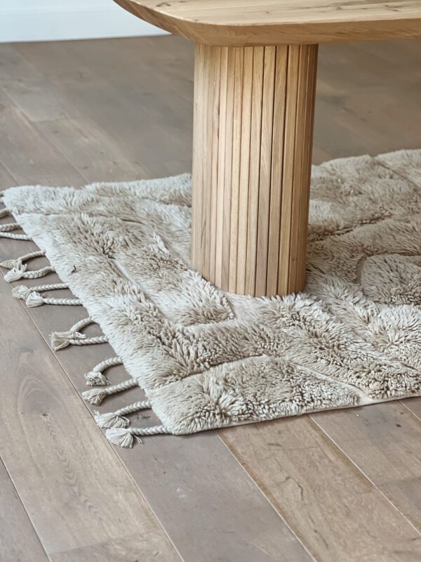 Tapis laine beige