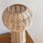 Lampe en rotin