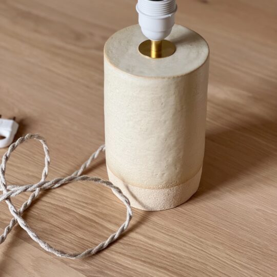 Lampe à poser en grès