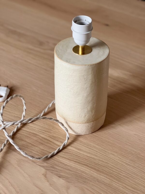 Lampe à poser en grès