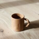 Mug en grès avec anse torsadée