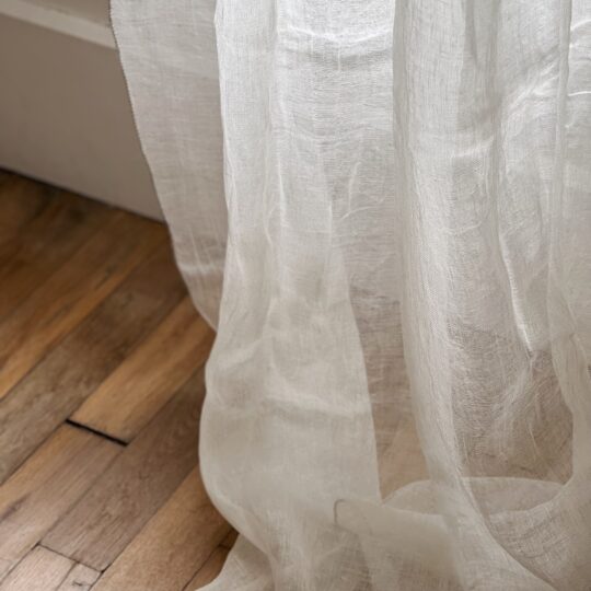 Rideau voilage simple blanc
