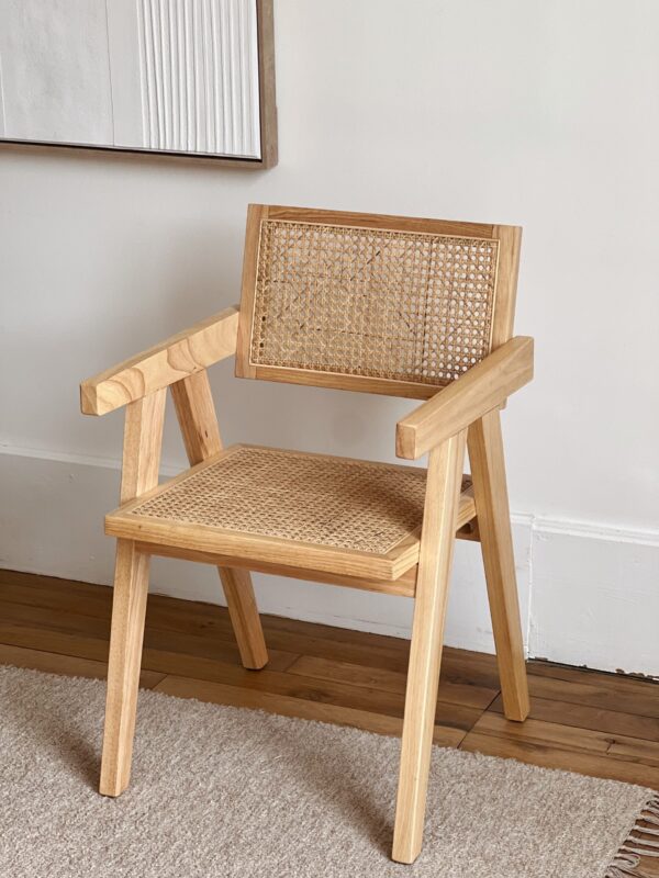 Chaise cannage
