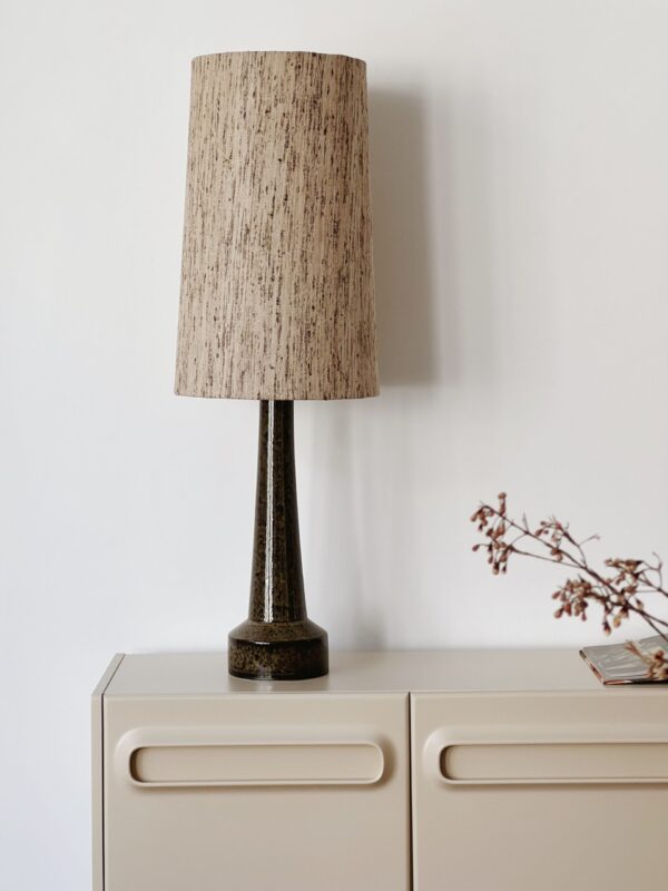Lampe en grès vintage