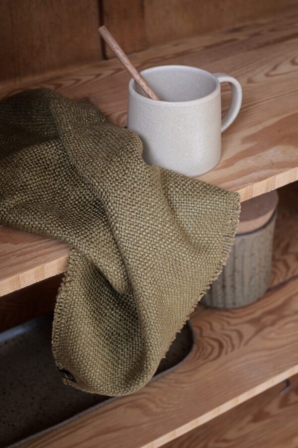 set de table vert olive