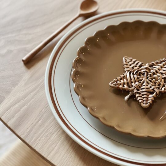 Assiette à dessert fleur – Image 5